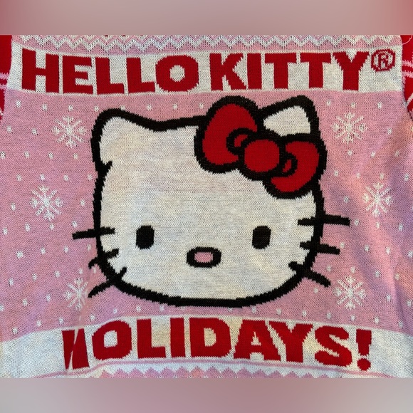 Girls Hello Kitty Holiday Sweater (xs) - Picture 2 of 3